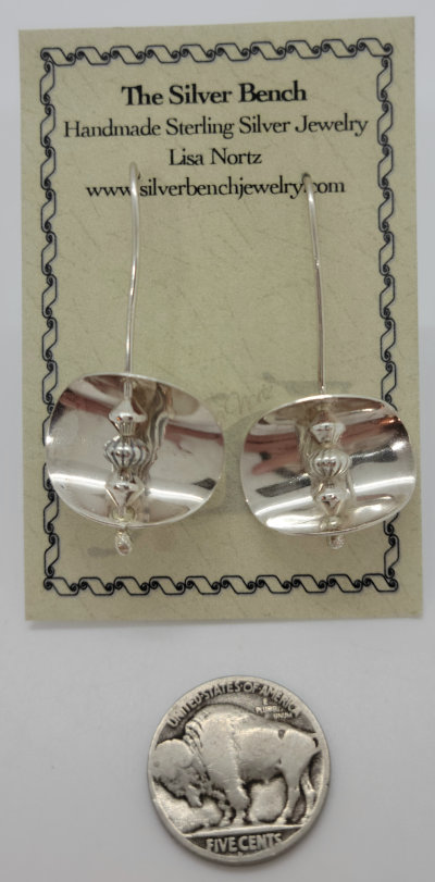 Folded Concho Earrings (E6)